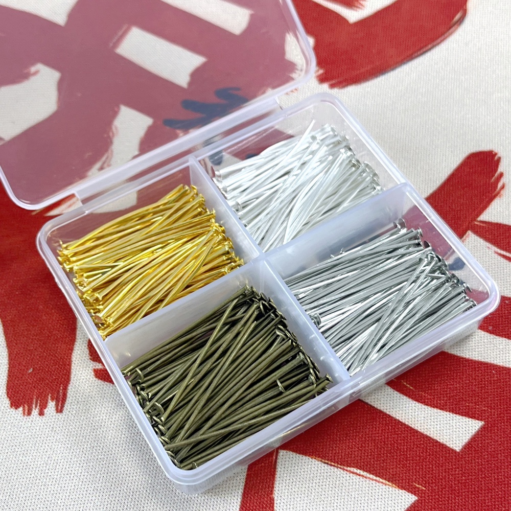 Head Pin Assorted - 400pcs Mixed Head Pins Set Assorted