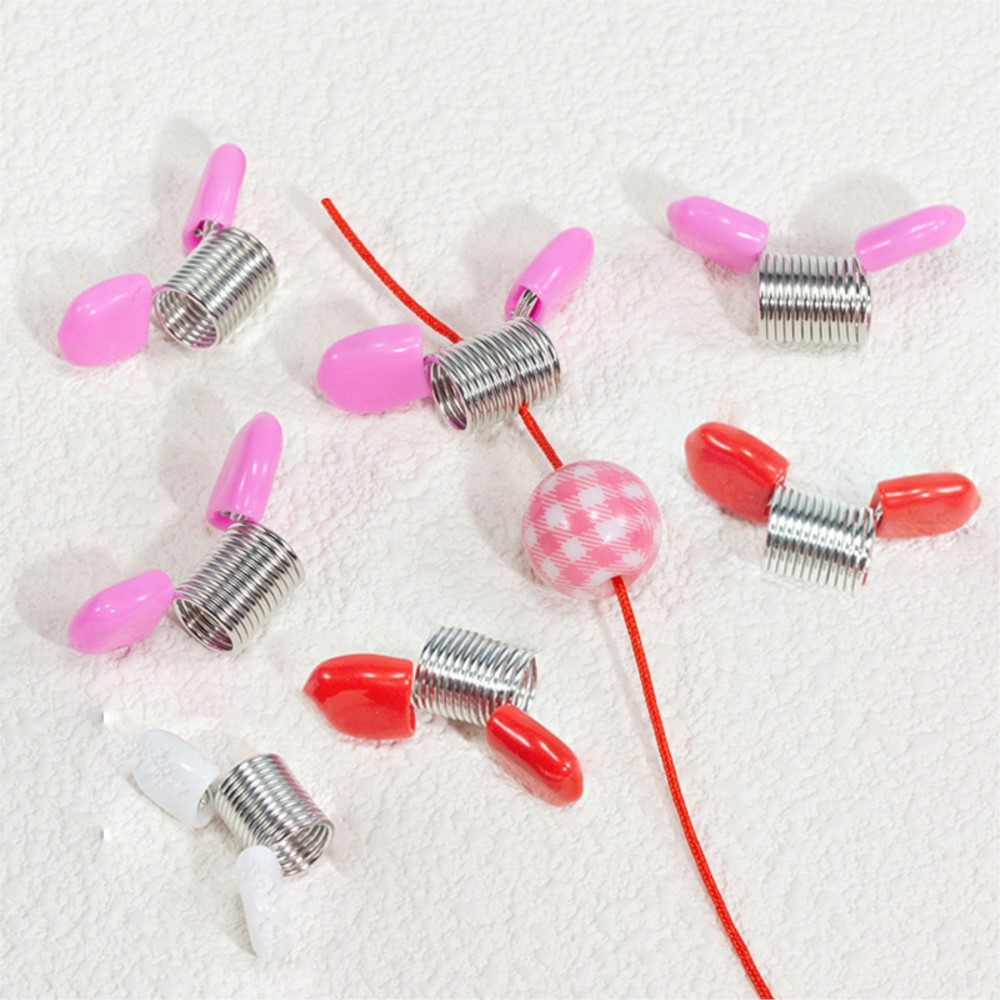 Jewelry Making Tutorials - 5pcs Spring Bead Clamps Creative Wire