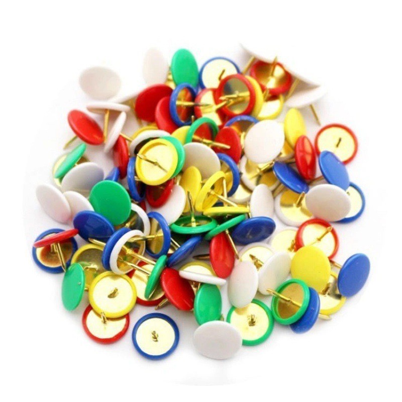 Head Pin Assorted - 118 pcs Round Head Push Pins,