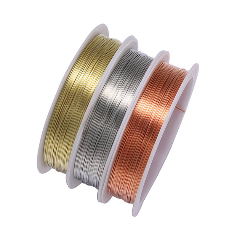 Jewelry Making Thread - 0.2/0.3/0.4/0.5/0.6/0.8/1mm Sturdy Copper Wire Beading Wire