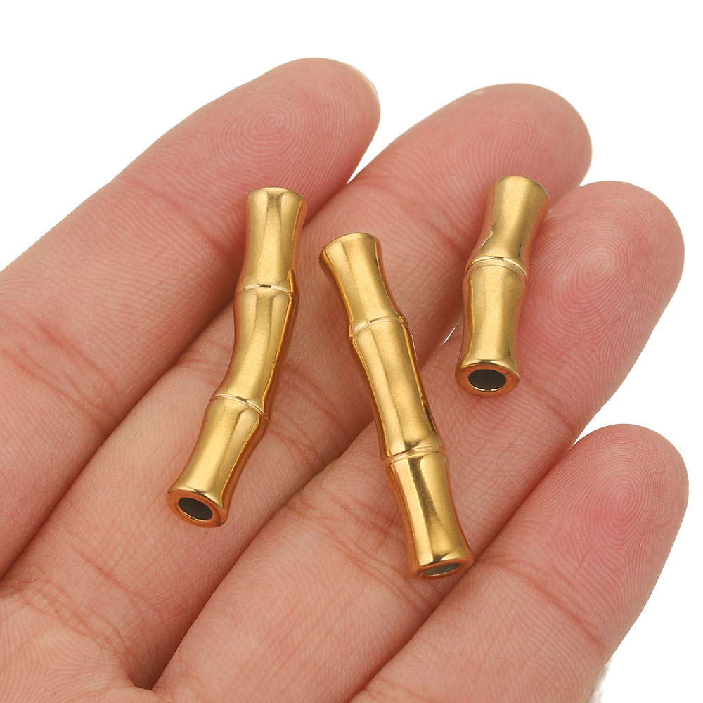 Jewelry Making Youtube - 5pcs Stainless Steel Connector Curved Slub
