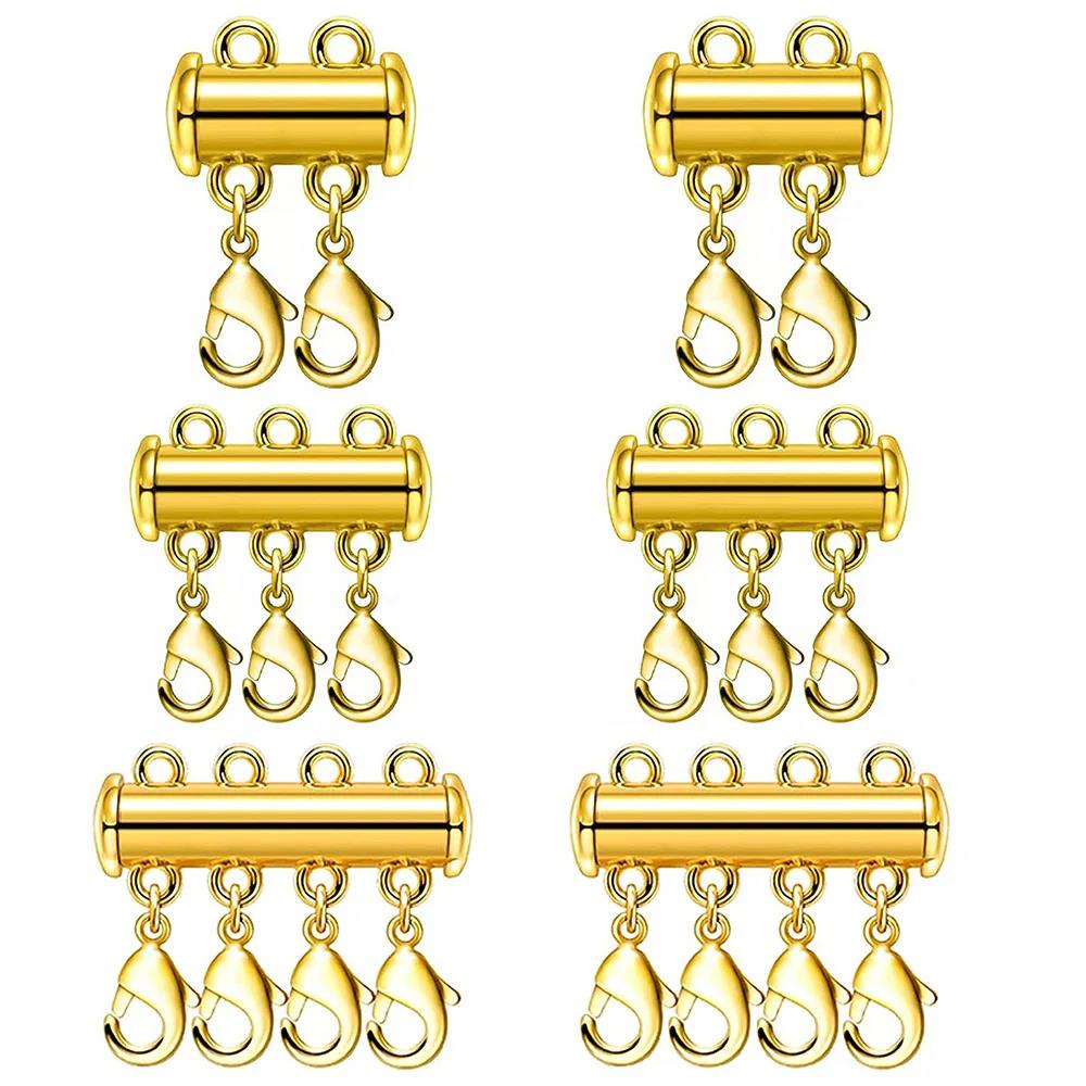 Jewelry Making Youtube - 2pcs Multi Strand Necklace Layer Lobster