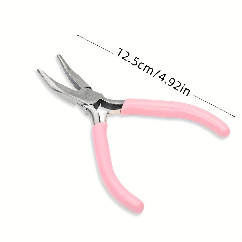 2pcs Curved Mouth Pliers Pink/ - Jewelry Plier Set 评论和价格
