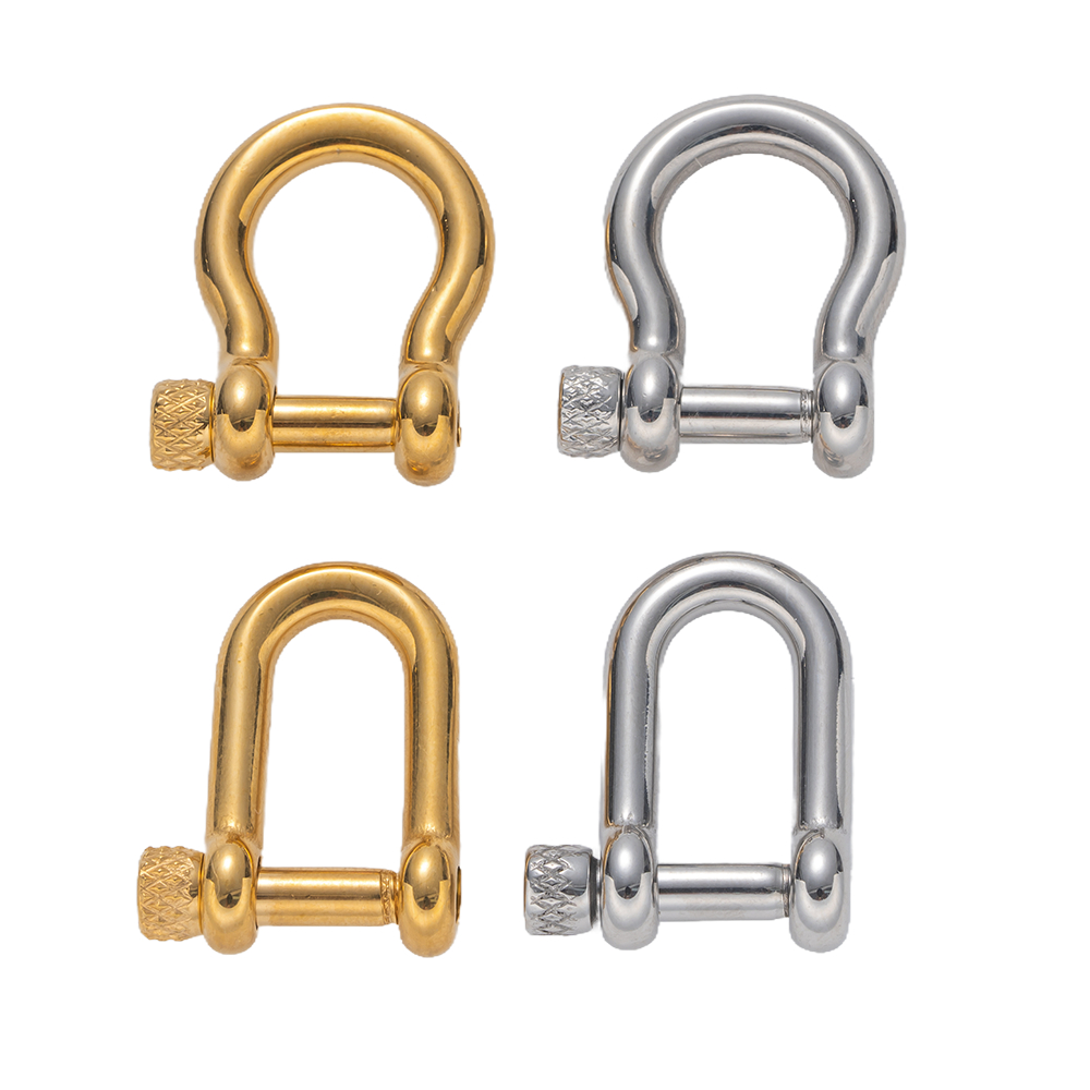 1pcs 304 Stainless Steel D-Rin - Jewelry Making Basics 评论和价格