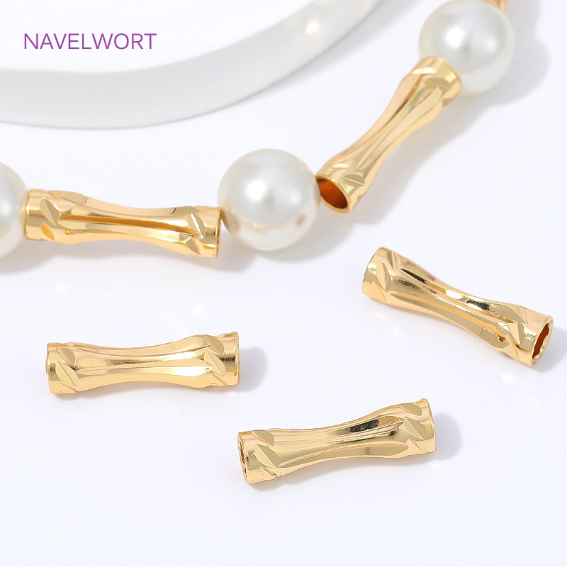 18K Gold Plated Faceted Tube B - Jewelry Making Youtube 评论和价格
