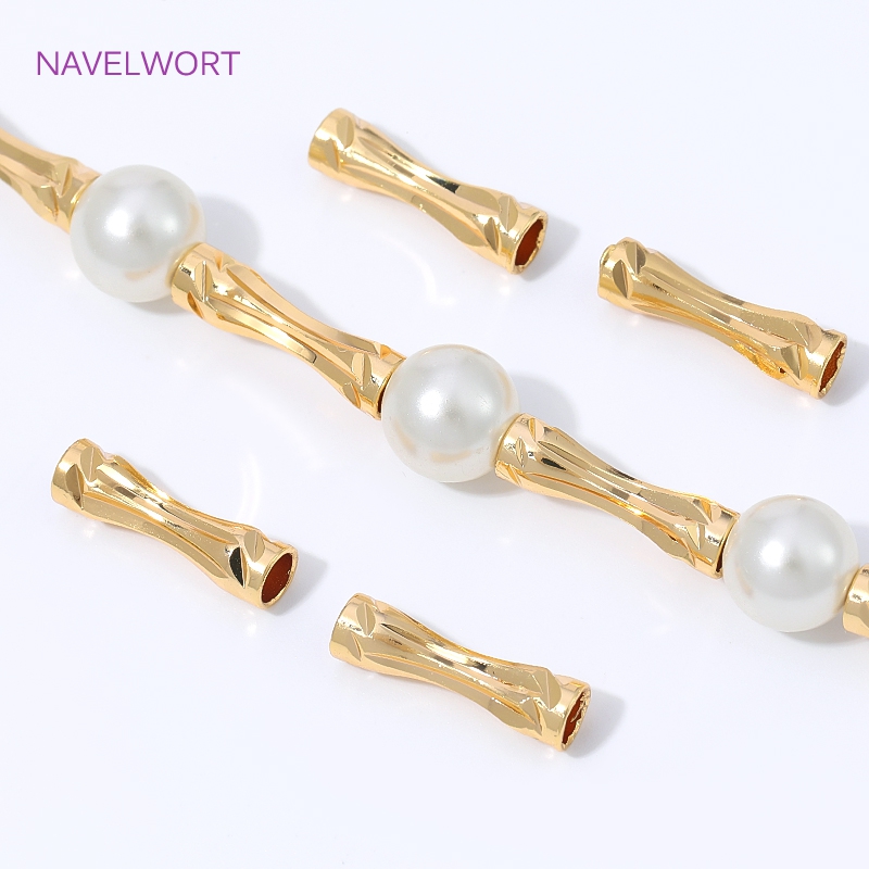 18K Gold Plated Faceted Tube B - Jewelry Making Youtube 评论和价格