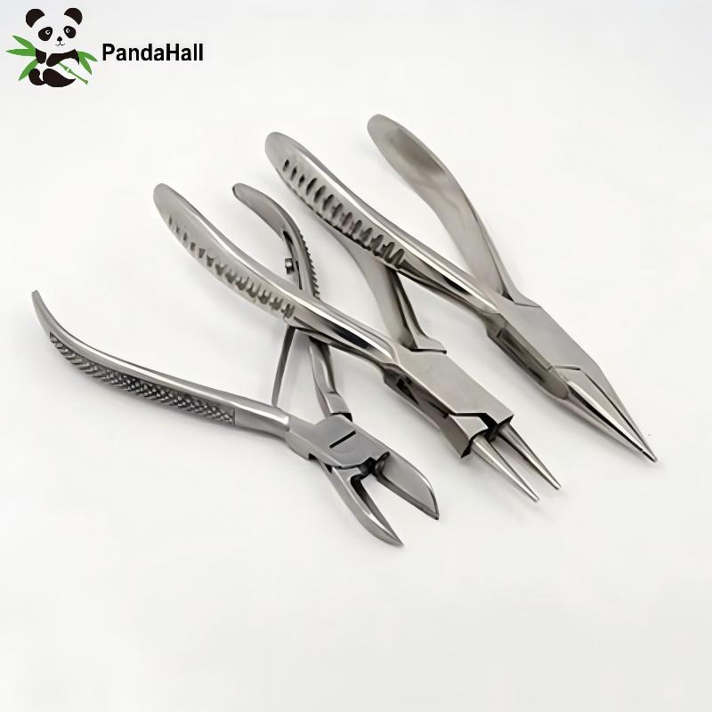 PandaHall 3pcs/set Carbon Stee - Jewelry Plier Set 评论和价格