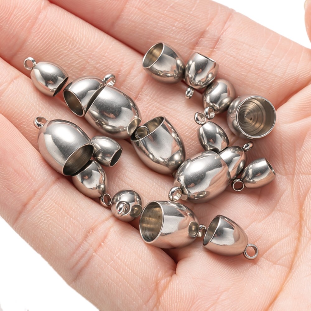 20pcs Tube End Caps Stainless  - Jewelry Making Youtube 评论和价格