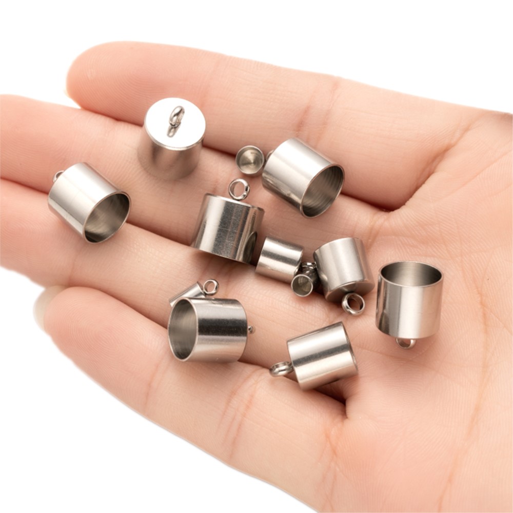 20pcs Tube End Caps Stainless  - Jewelry Making Youtube 评论和价格