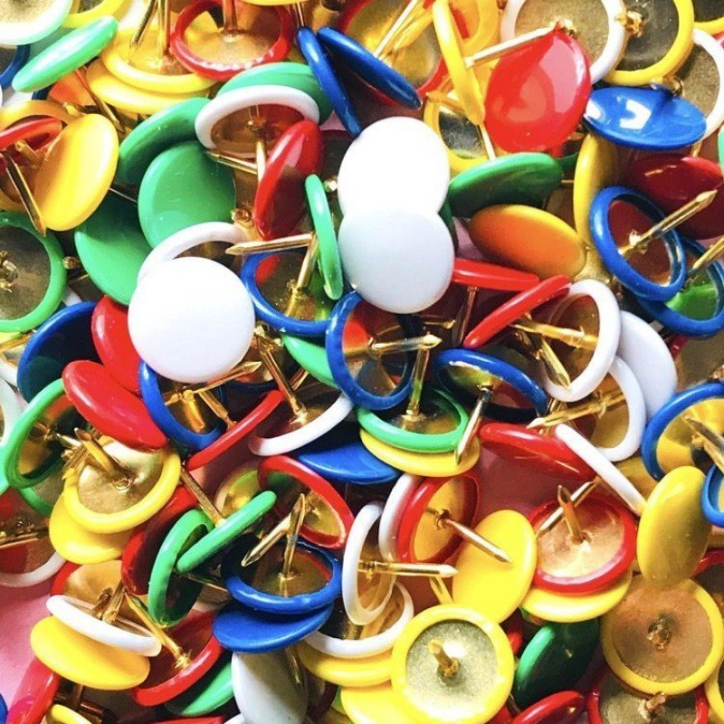 116 pcs Round Head Push Pins,  - Head Pin Assorted 评论和价格