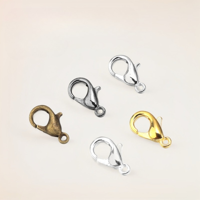 100pcs 9 12 14mm Zinc Alloy Lo - Jewelry Making Factory 评论和价格