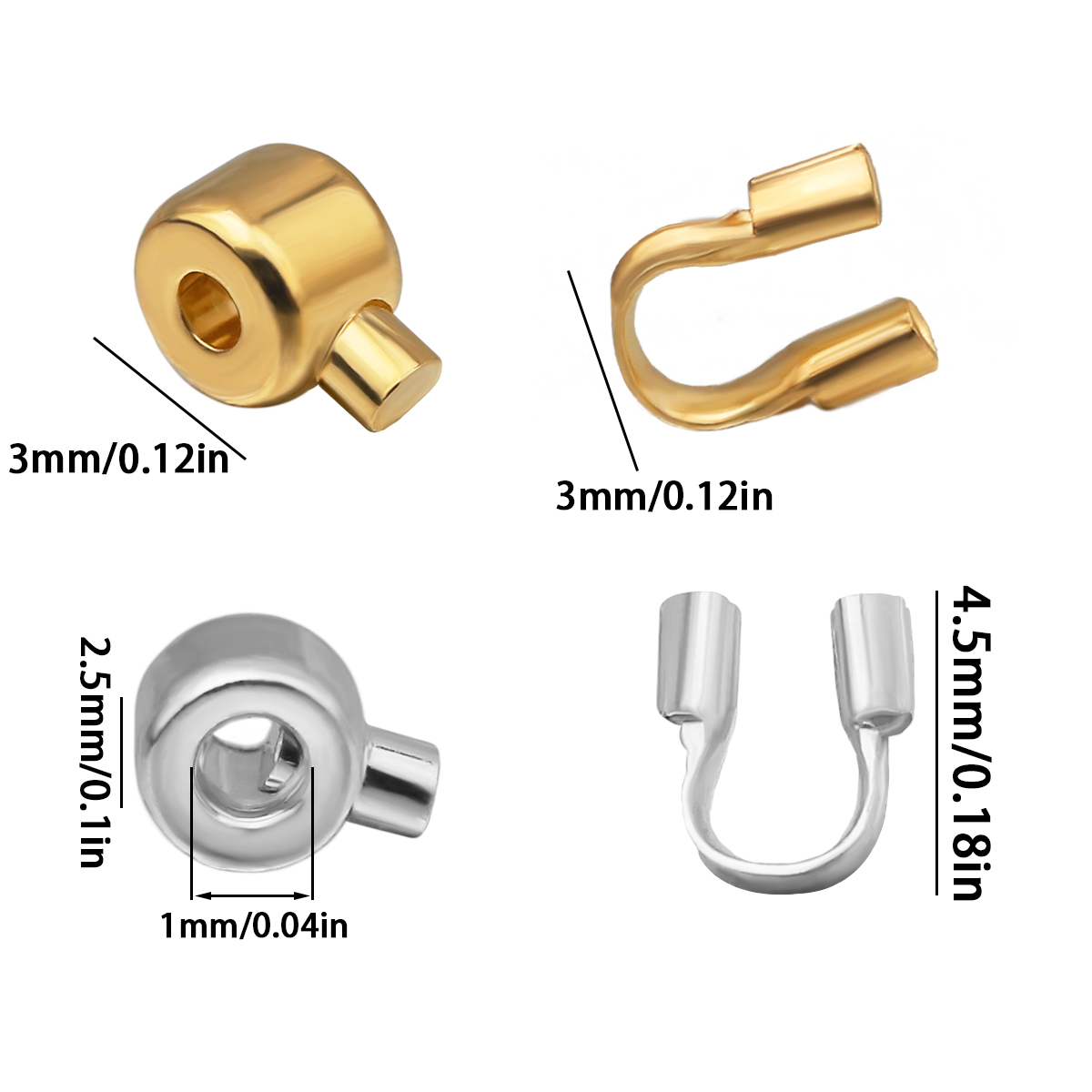 20Pcs Positioning Bead Copper  - Jewelry Making Thread 评论和价格