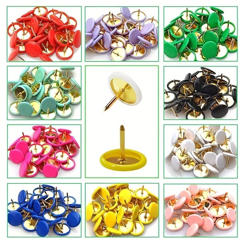 435 pcs Round Head Push Pins,  - Head Pin Assorted 评论和价格