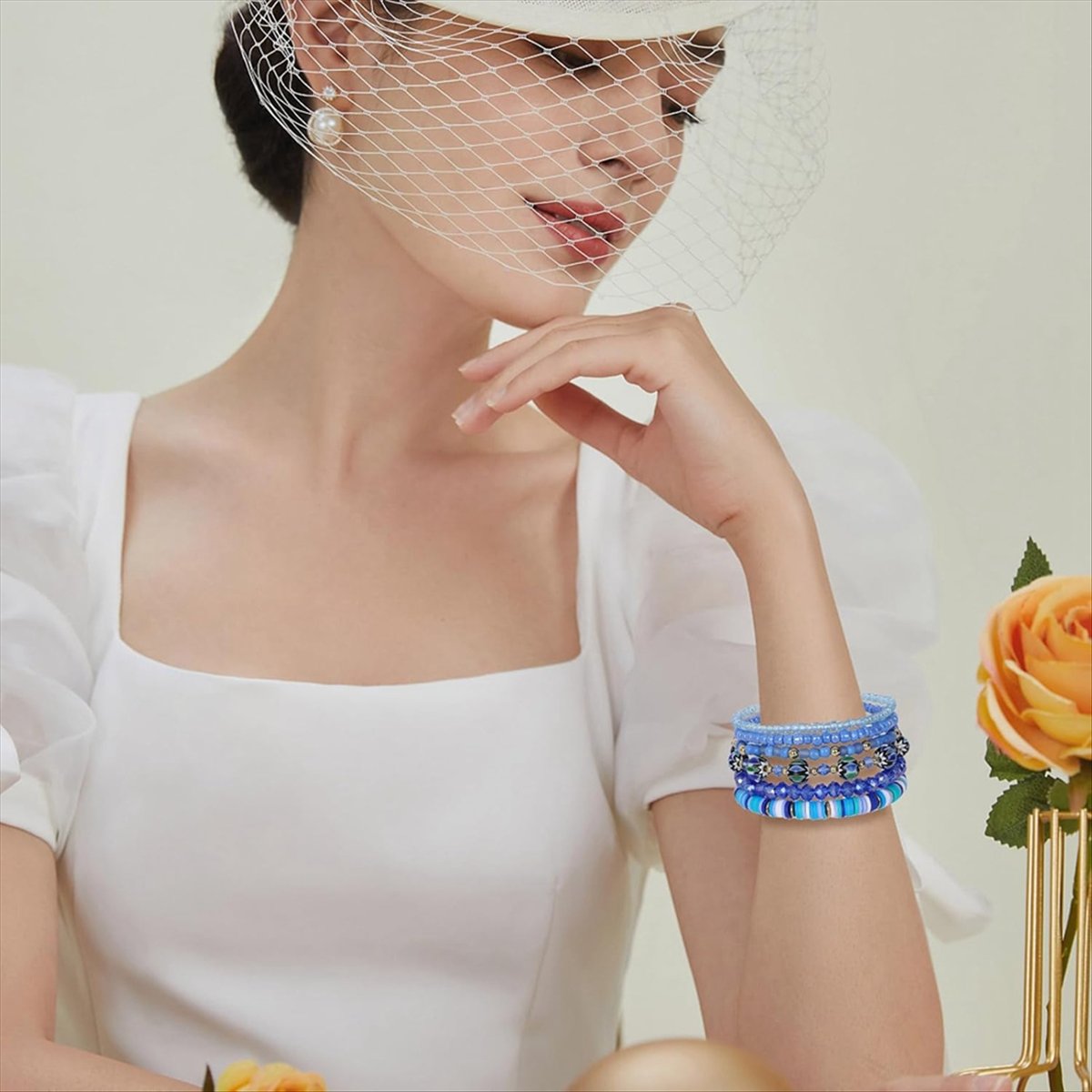 ABJS Memory Beading Wire Jewel - Memory Wire Bracelet 评论和价格