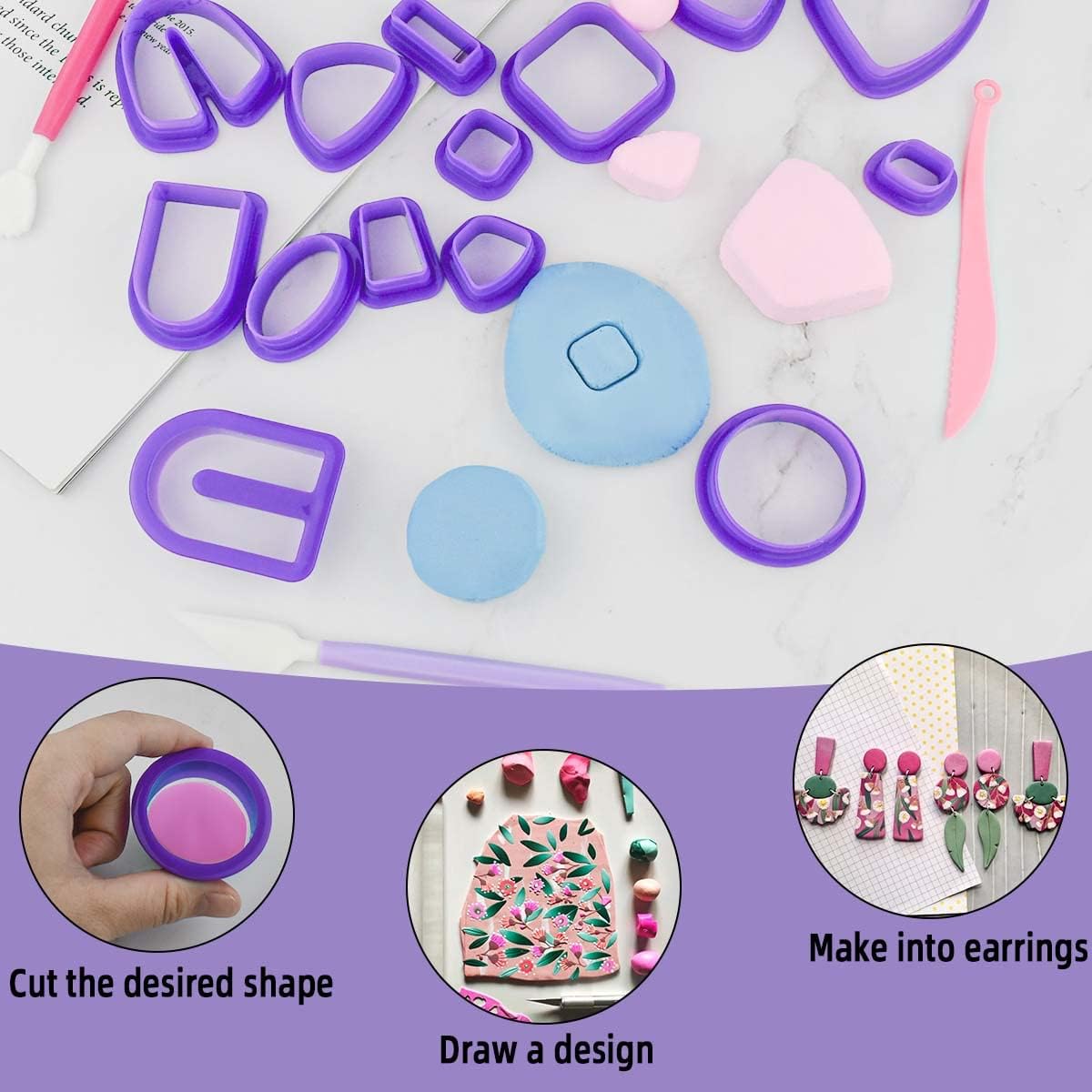 Polymer Clay Earring Making Ki - Jewelry Making Tools 评论和价格