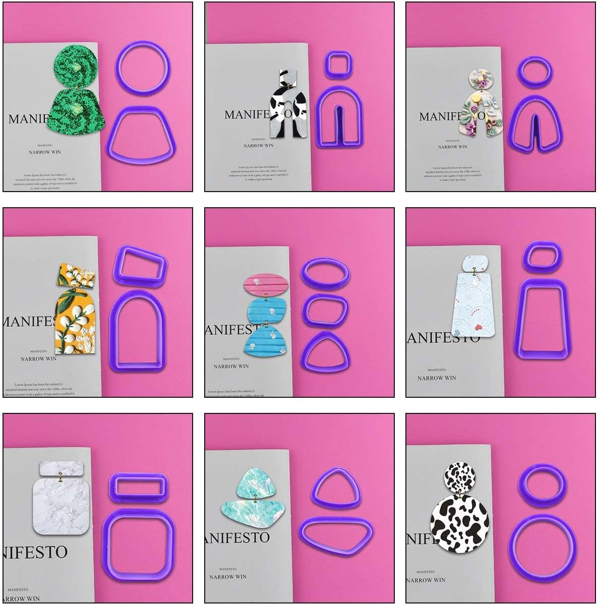 Polymer Clay Earring Making Ki - Jewelry Making Tools 评论和价格