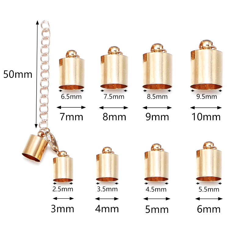 10Sets Leather Cord End Caps W - Jewelry Making Parts 评论和价格