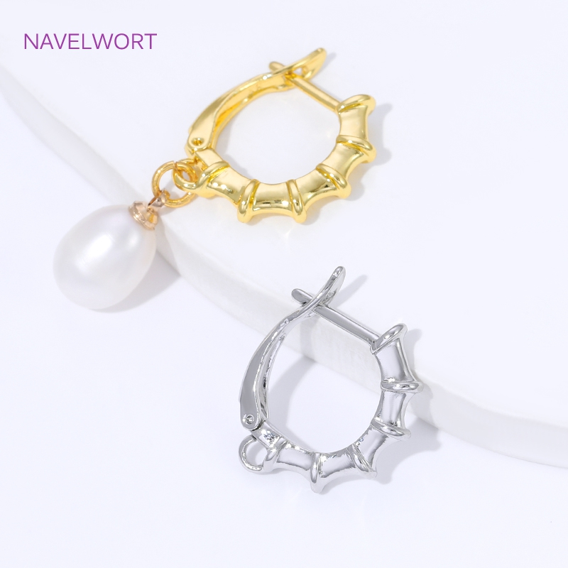 18K Gold Plated Smooth Earring - Jewelry Making Thread 评论和价格