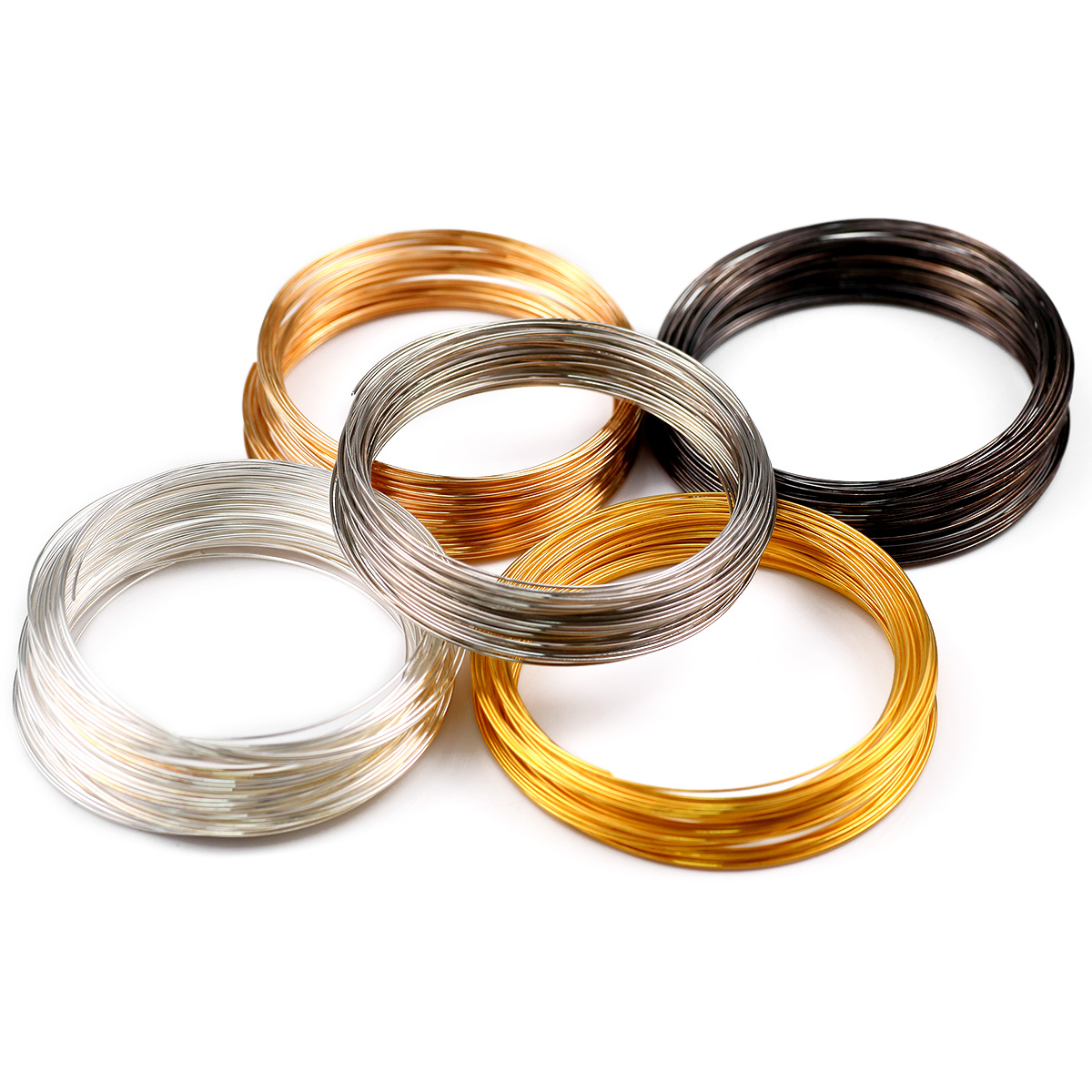 Memory Steel Wire 50Loops/Lot  - Memory Wire Bracelet 评论和价格