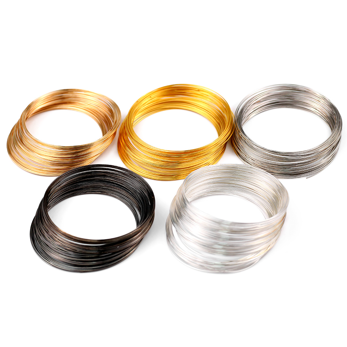 Memory Steel Wire 50Loops/Lot  - Memory Wire Bracelet 评论和价格