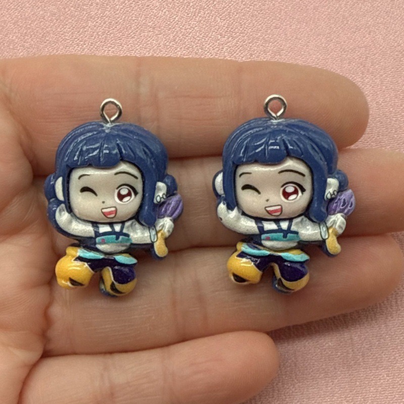 10pcs resin cartoon pendant, D - Jewelry Making Factory 评论和价格
