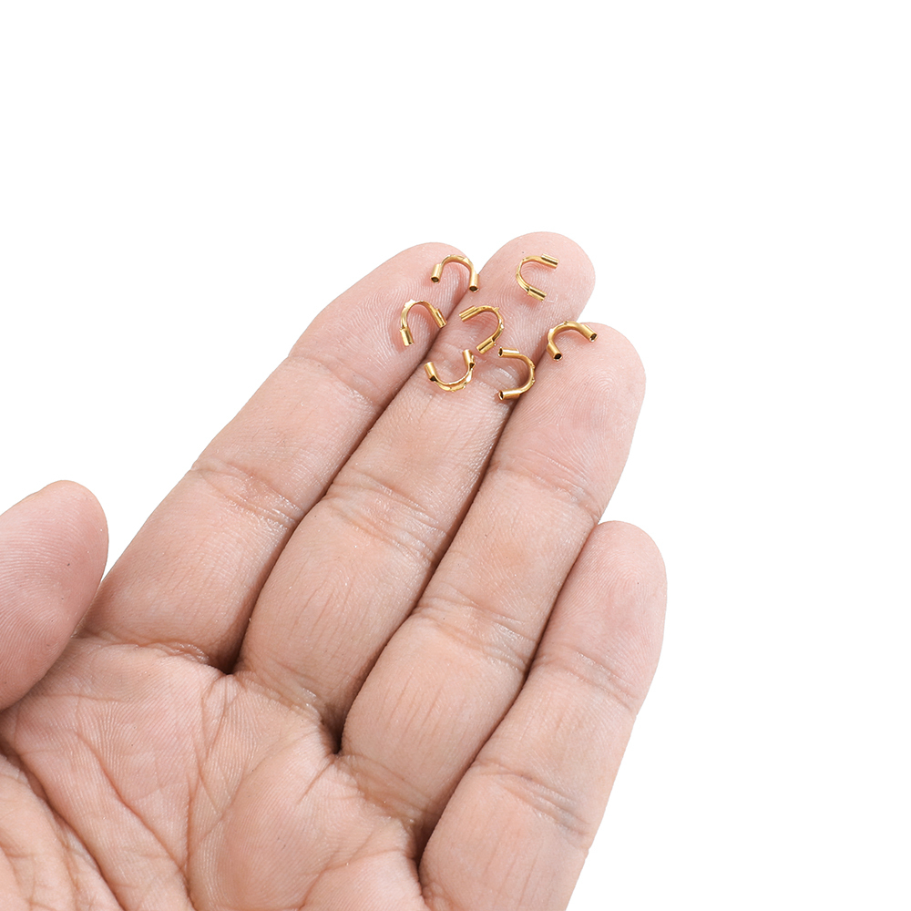 50pcs Gold Plated Stainless St - Jewelry Making Thread 评论和价格