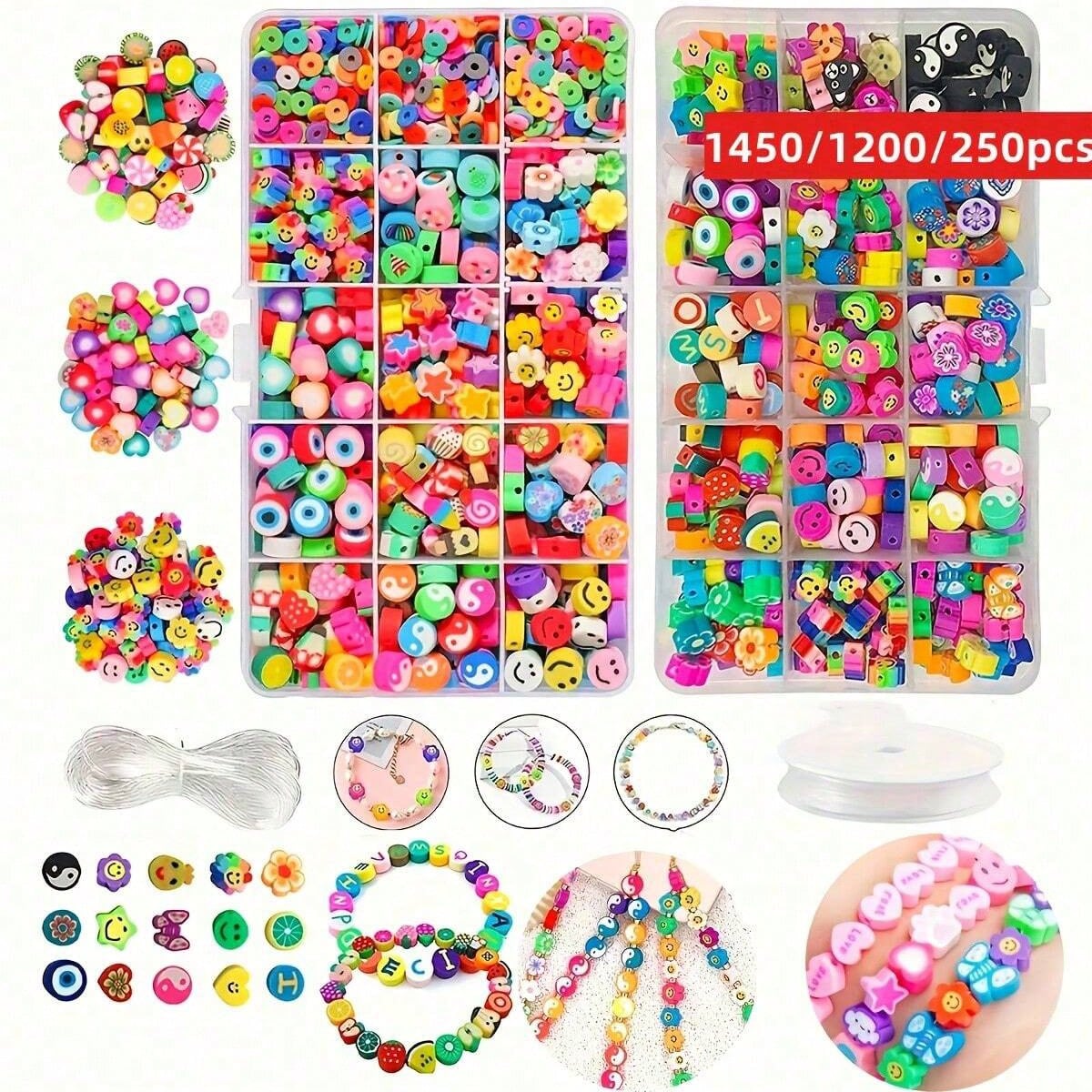 1450/1200/250pcs Polymer Clay  - Jewelry Making Thread 评论和价格