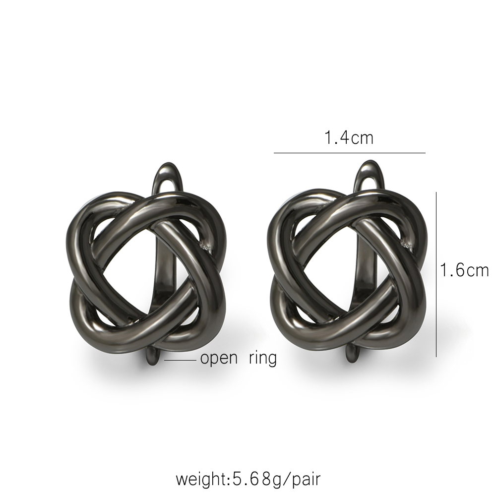 YANASI 1 Pair Gun Black  Brass - Jewelry Making Factory 评论和价格