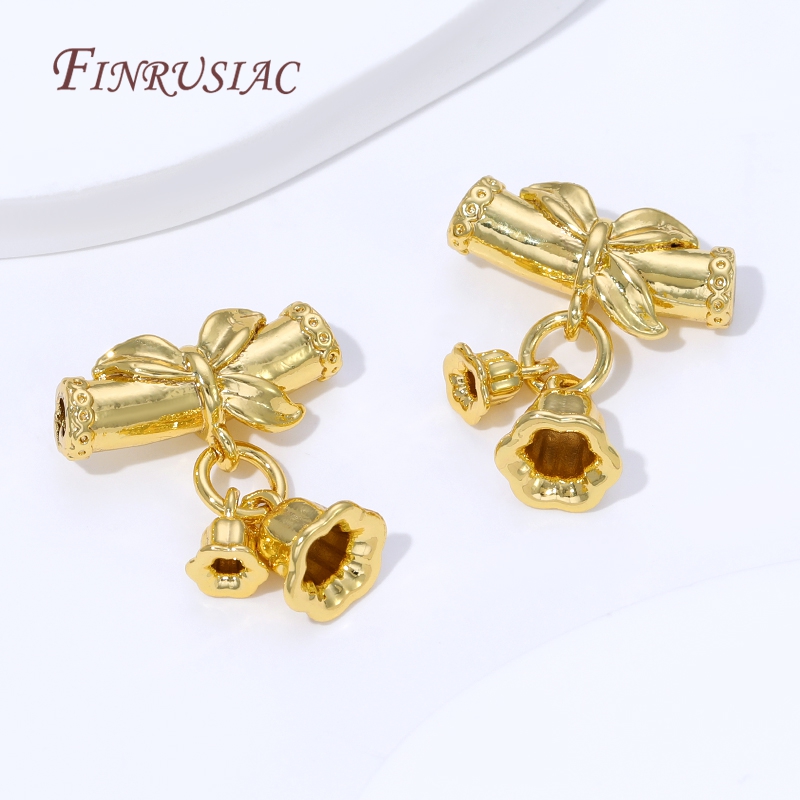 2/4/8Pcs 18K Gold Plated Bail  - Jewelry Making Youtube 评论和价格