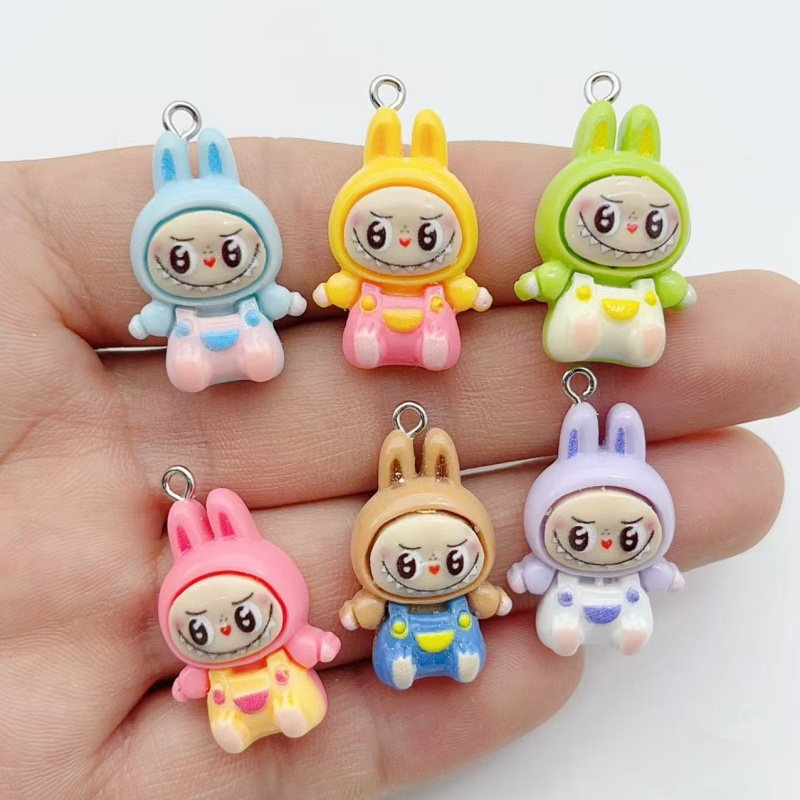 10Pcs Kawaii Rabbit Strawberry - Jewelry Making Factory 评论和价格