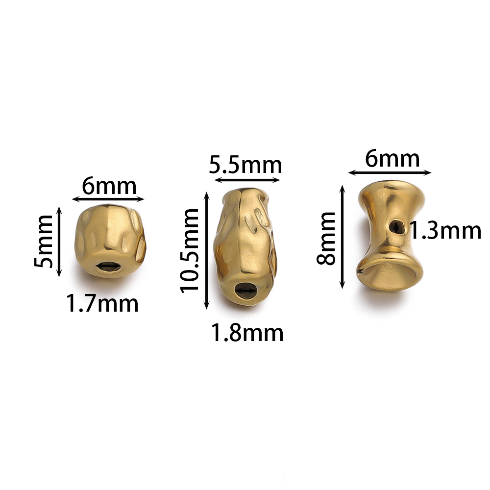 5/10pcs Stainless Steel Irregu - Jewelry Making Youtube 评论和价格