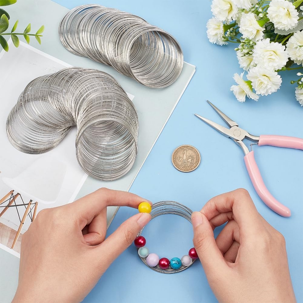 300 Loop Jewelry Wire Memory B - Memory Wire Bracelet 评论和价格
