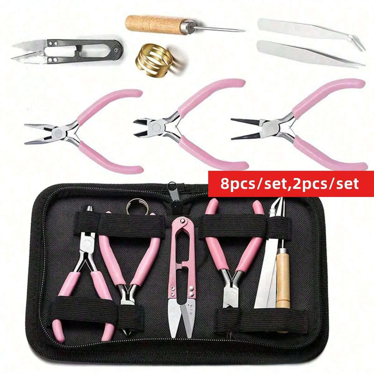 8pcs/set,2pcs/set Pink Senior  - Jewelry Making For Seniors 评论和价格