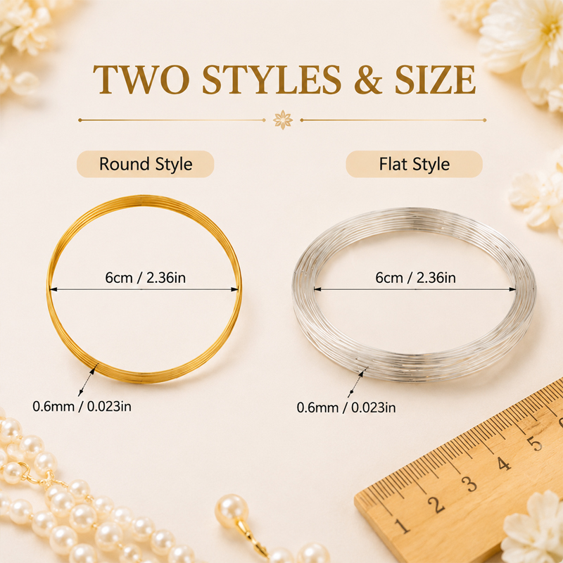 Alloy Memory Wire Multi-Color  - Memory Wire Bracelet 评论和价格