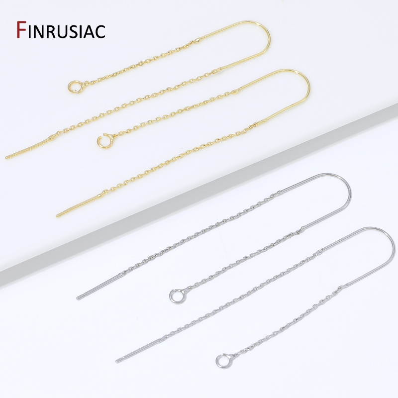 18K Gold Plated Brass Long Tas - Jewelry Making Thread 评论和价格