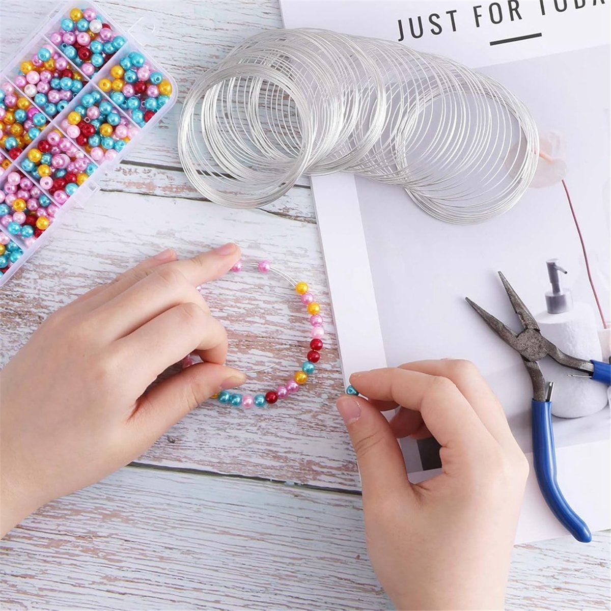 A008 100 Loop Jewelry Wire, Me - Memory Wire Bracelet 评论和价格