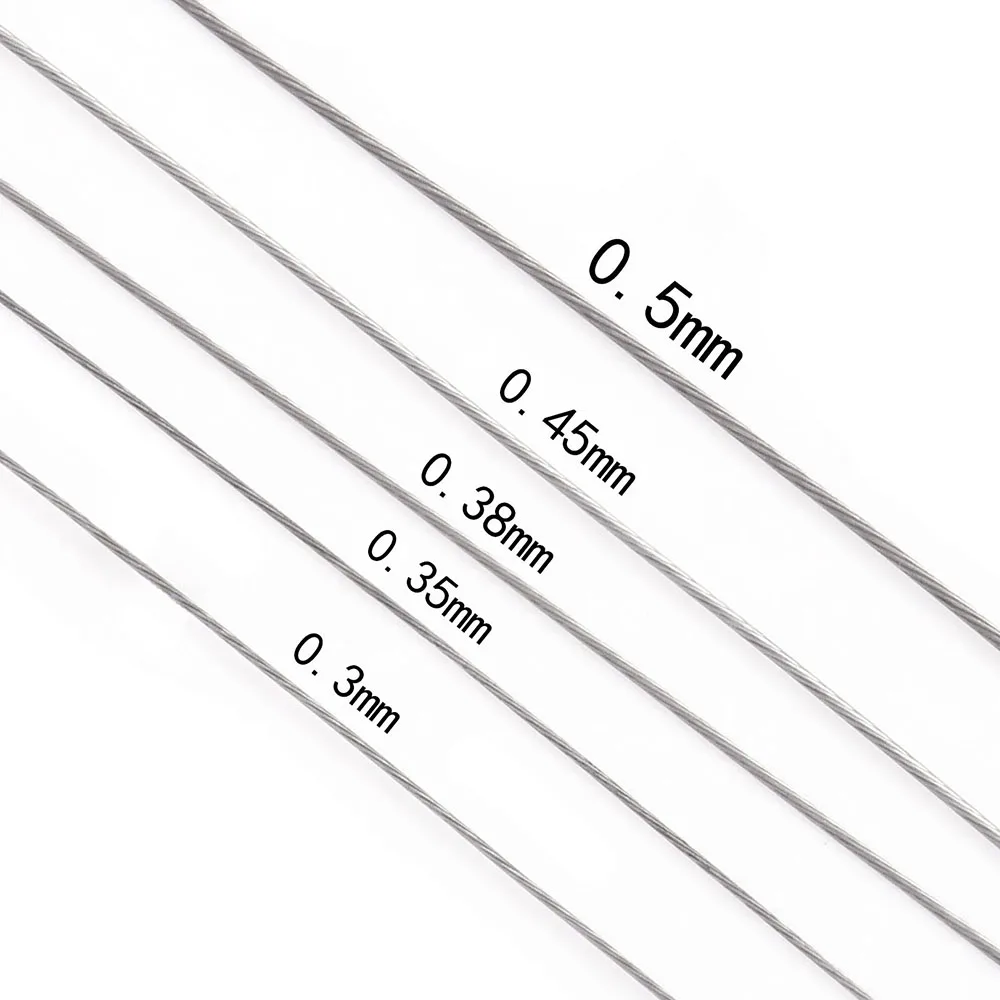 328 ft/100m 7 Strands Stainles - Jewelry Making Thread 评论和价格
