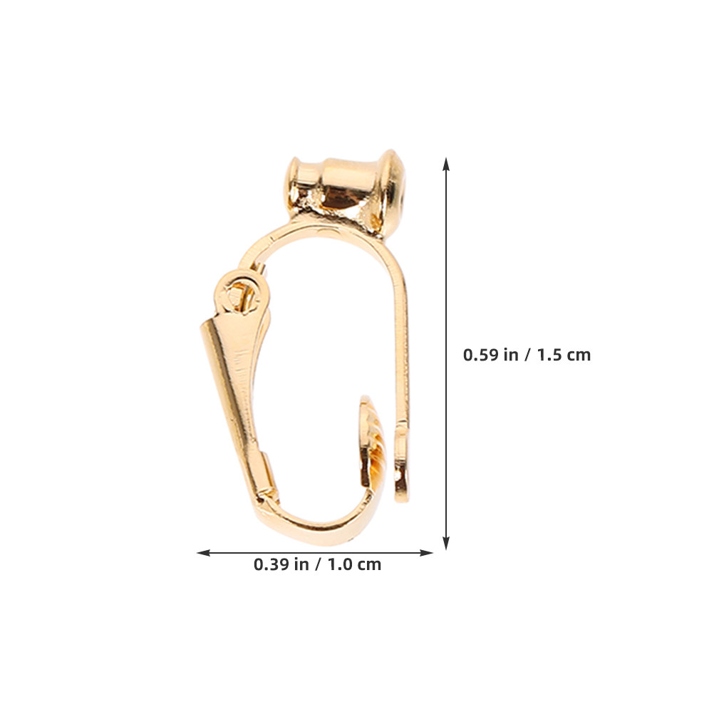 40Pcs Earring Clip Converter N - Jewelry Making Tools 评论和价格