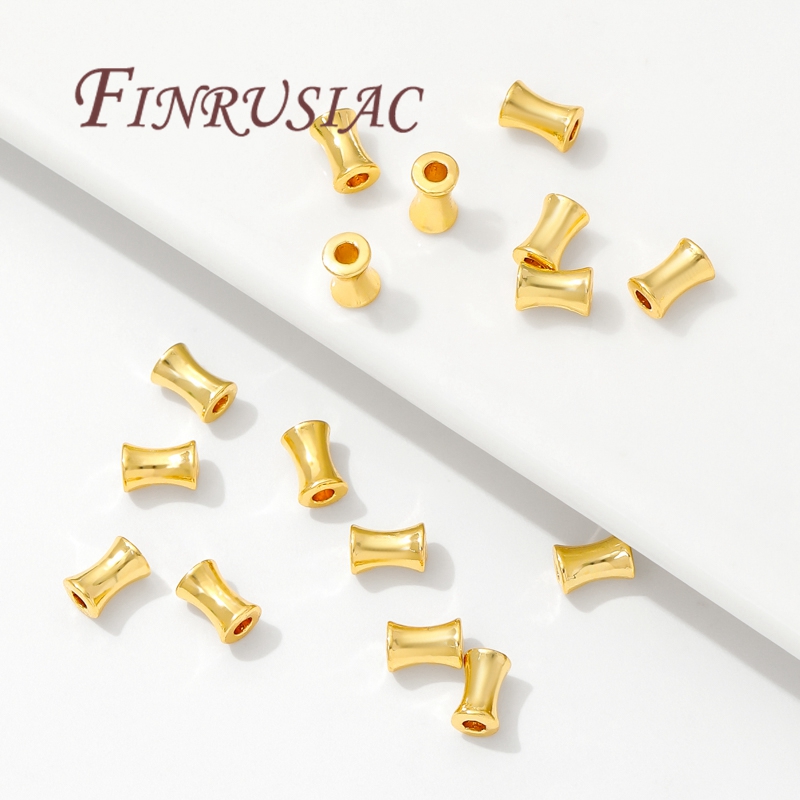 18K Gold Plated Brass Tube Bea - Jewelry Making Youtube 评论和价格