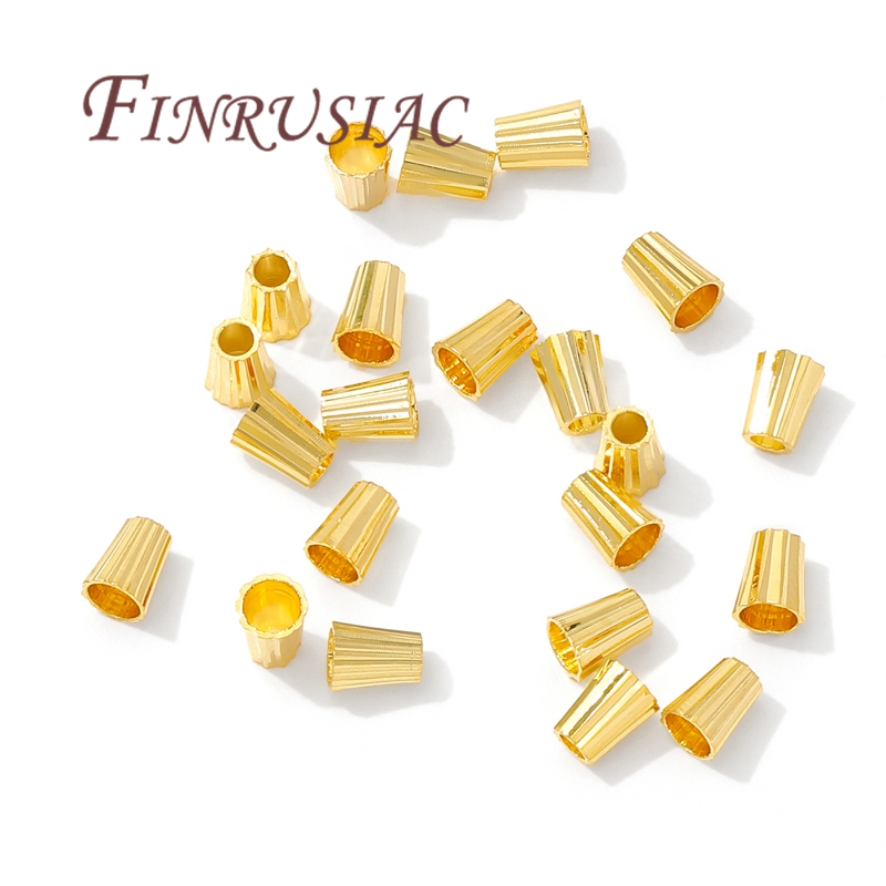 18K Gold Plated Brass Tube Bea - Jewelry Making Youtube 评论和价格