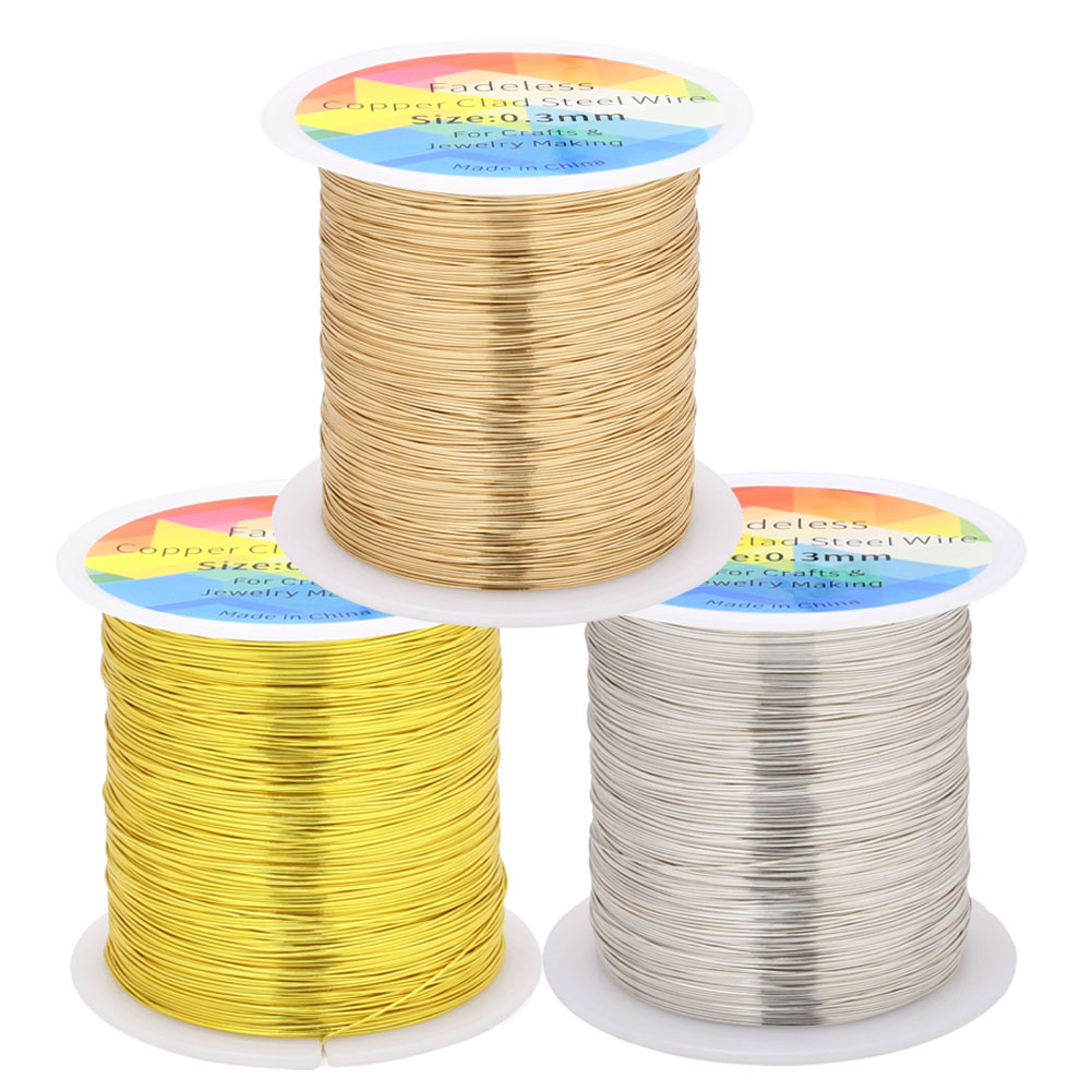 100m/328ft Fadeless Copper Cla - Jewelry Making Thread 评论和价格