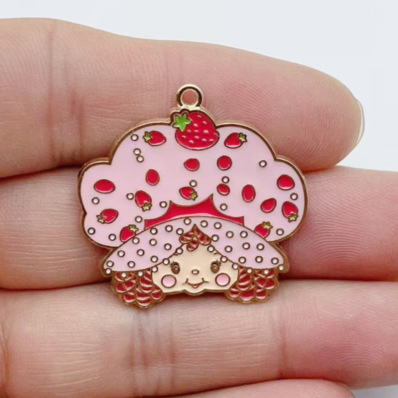 10pcs Cute Little Girl Enamel  - Jewelry Making Factory 评论和价格
