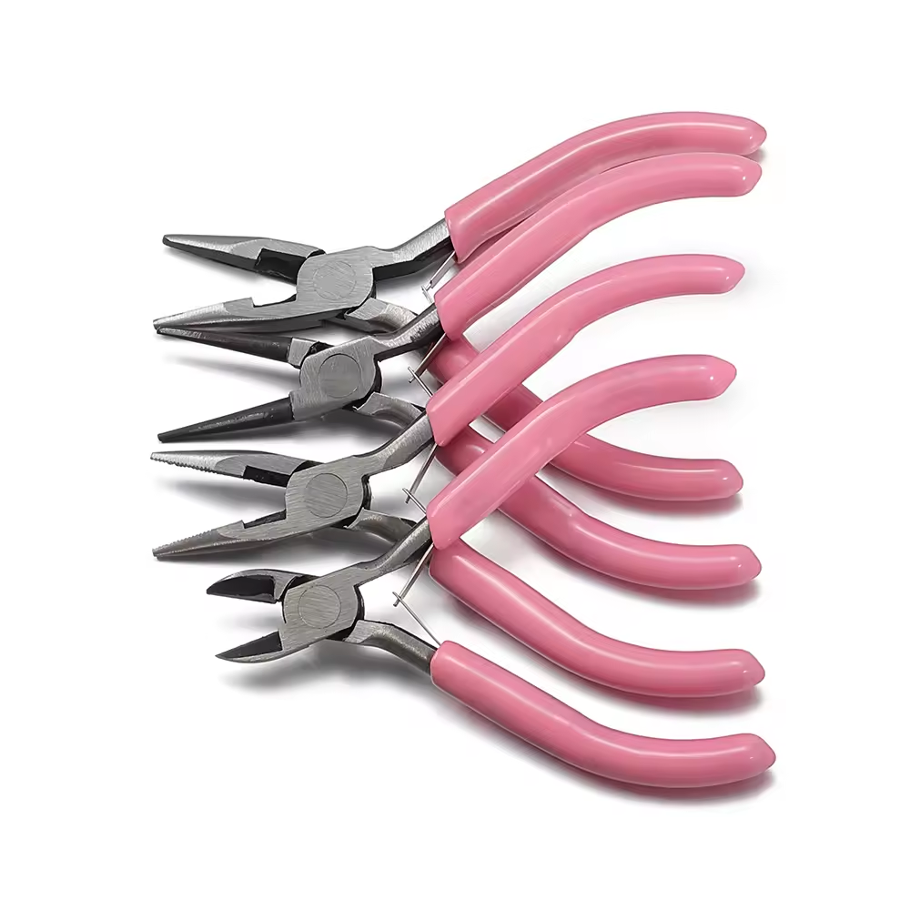 Pink Color Splicing And Fixing - Jewelry Plier Set 评论和价格