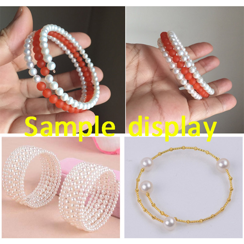 100 Loops Gold Steel Color Mem - Memory Wire Bracelet 评论和价格
