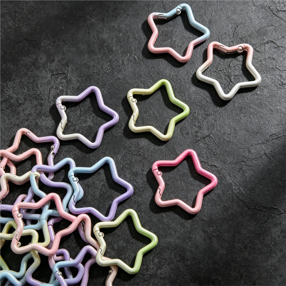 5PCS Gradient Star Shape Sprin - Jewelry Making Basics 评论和价格