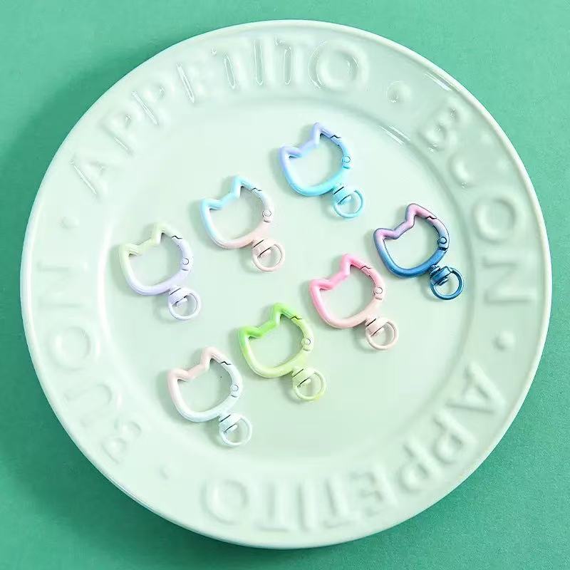 5-10PCS Gradient Cute Cat Clas - Jewelry Making Factory 评论和价格